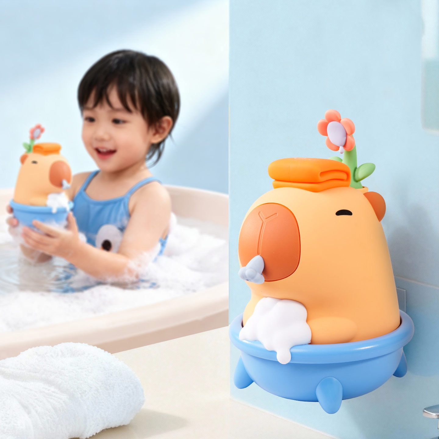 ฟองน้ำอาบน้ำน่ารักสำหรับโทรศัพท์